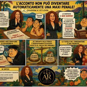 COMPRAVENDITA IMMOBILIARE. QUANDO LA PENALE PUÒ ESSERE ECCESSIVA E DICHIARATA VESSATORIA thumb